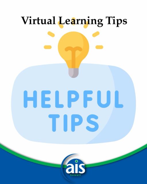 Here are some helpful tips to keep students focused, organized, and thriving while learning online during uncertain times 💻✨

#aisq8 #virtuallearning #synchronouslearning #staysafe