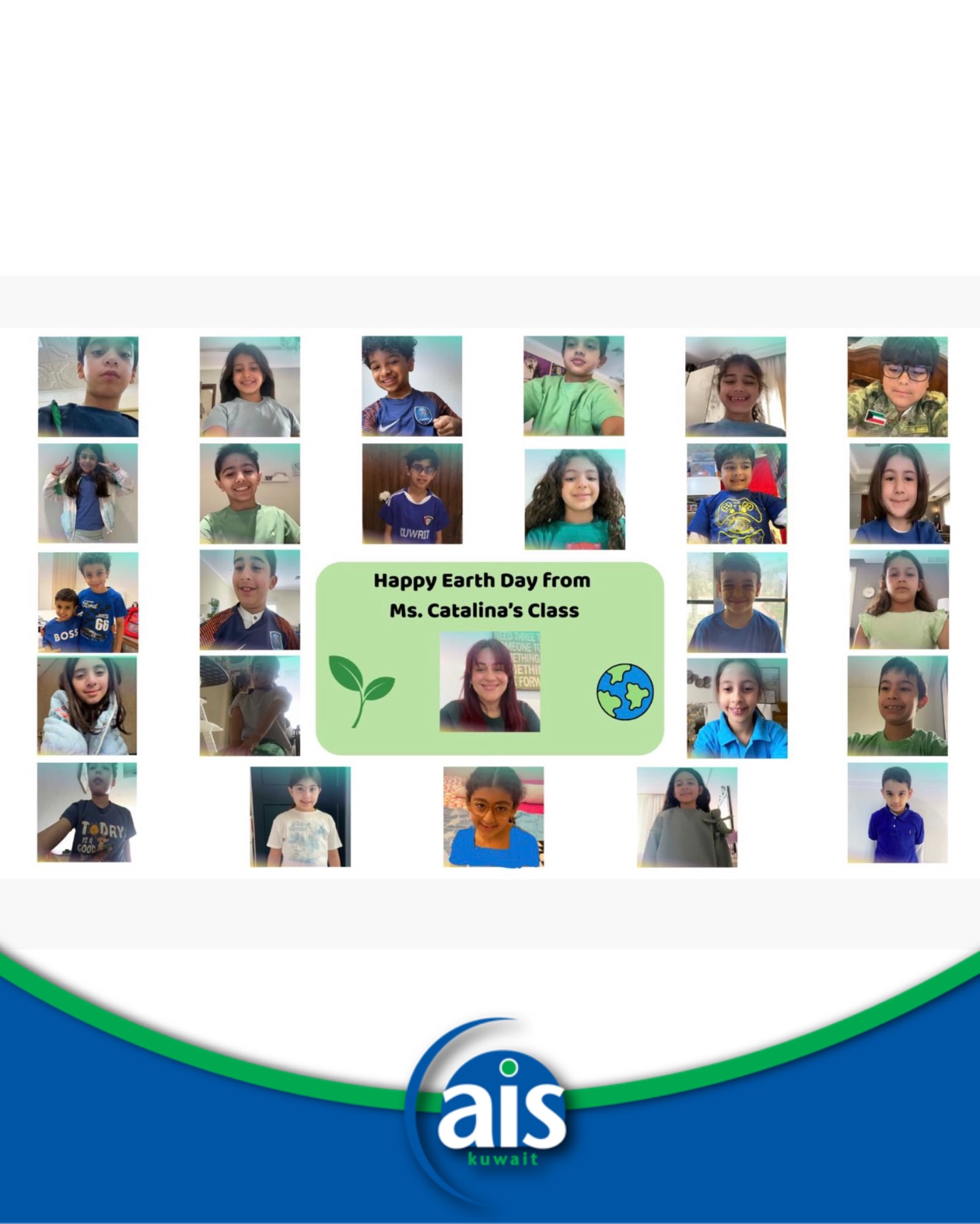 Happy Earth Day from Ms. Catalina’s Class 🌍🌱

#aisq8 #earthday