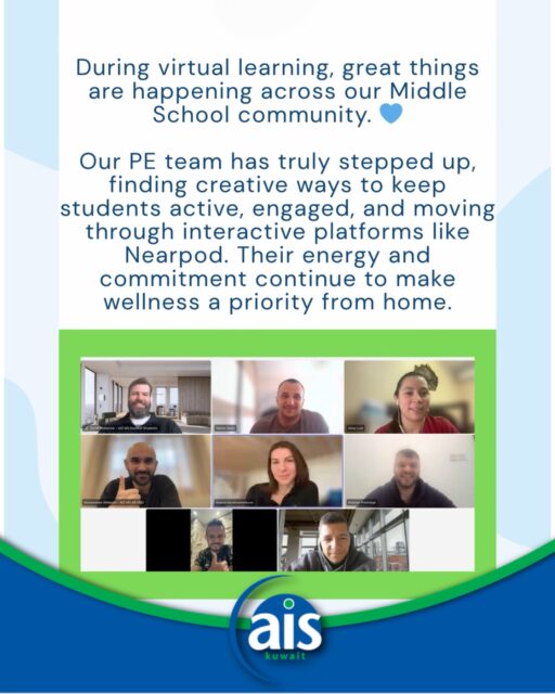 Who said PE can’t be fun online? 

#aisq8ms #aisq8 #virtuallearning