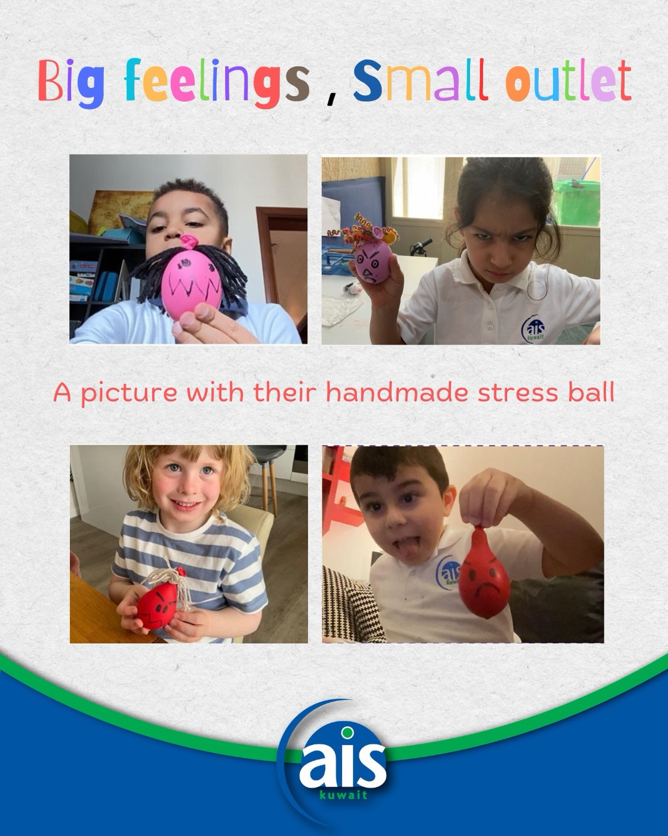 In STEM, our students combined creativity with care by designing their own stress balls, turning simple materials into tools for emotional expression, self-management, and resilience during challenging times. 🤩😊

Through this hands-on experience, learners explored problem-solving while also recognizing the importance of well-being, reflection, and balance. 

#aisq8 #IBPYP #STEMwithHeart #StudentWellbeing #CaringLearners
