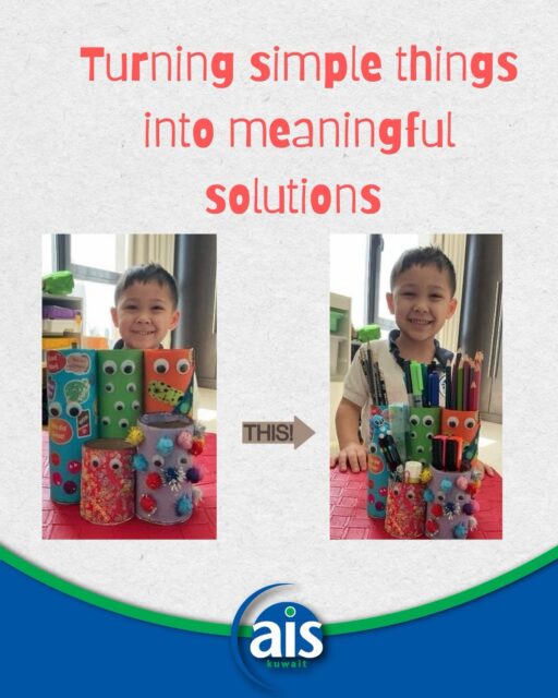 Through inquiry, creativity, and problem-solving, our students explored sustainability in action while developing responsibility and ownership of their learning spaces. What may have started as cardboard rolls and containers became a lesson in resourcefulness, design, and care for our environment. 🤩

#IBPYP #STEMInnovation #SustainabilityInAction #StudentAgency #RecyclingWithPurpose
