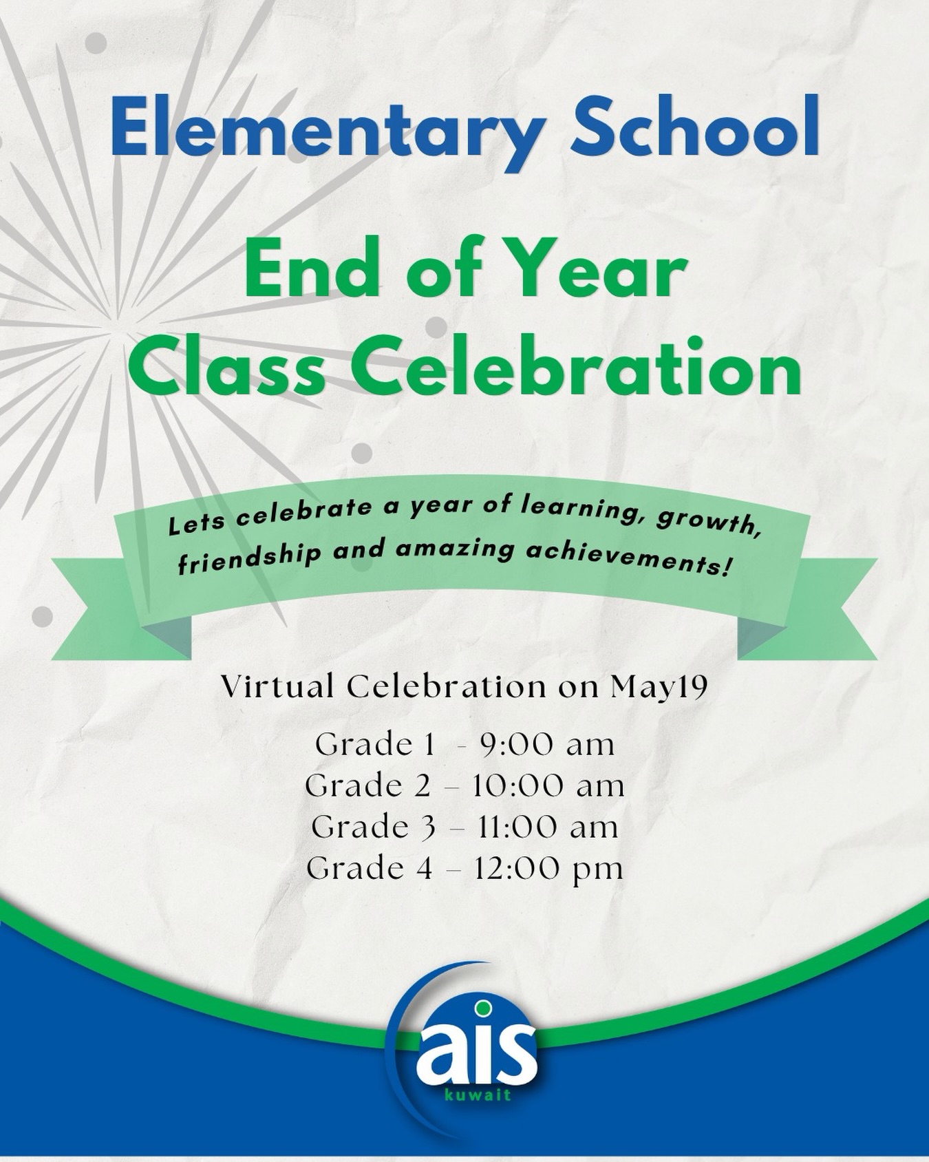 We cant wait to host a class celebration and make wonderful memories together 💙❤️

#aisq8 #aisq8es #classcelebration #endoftheyear
