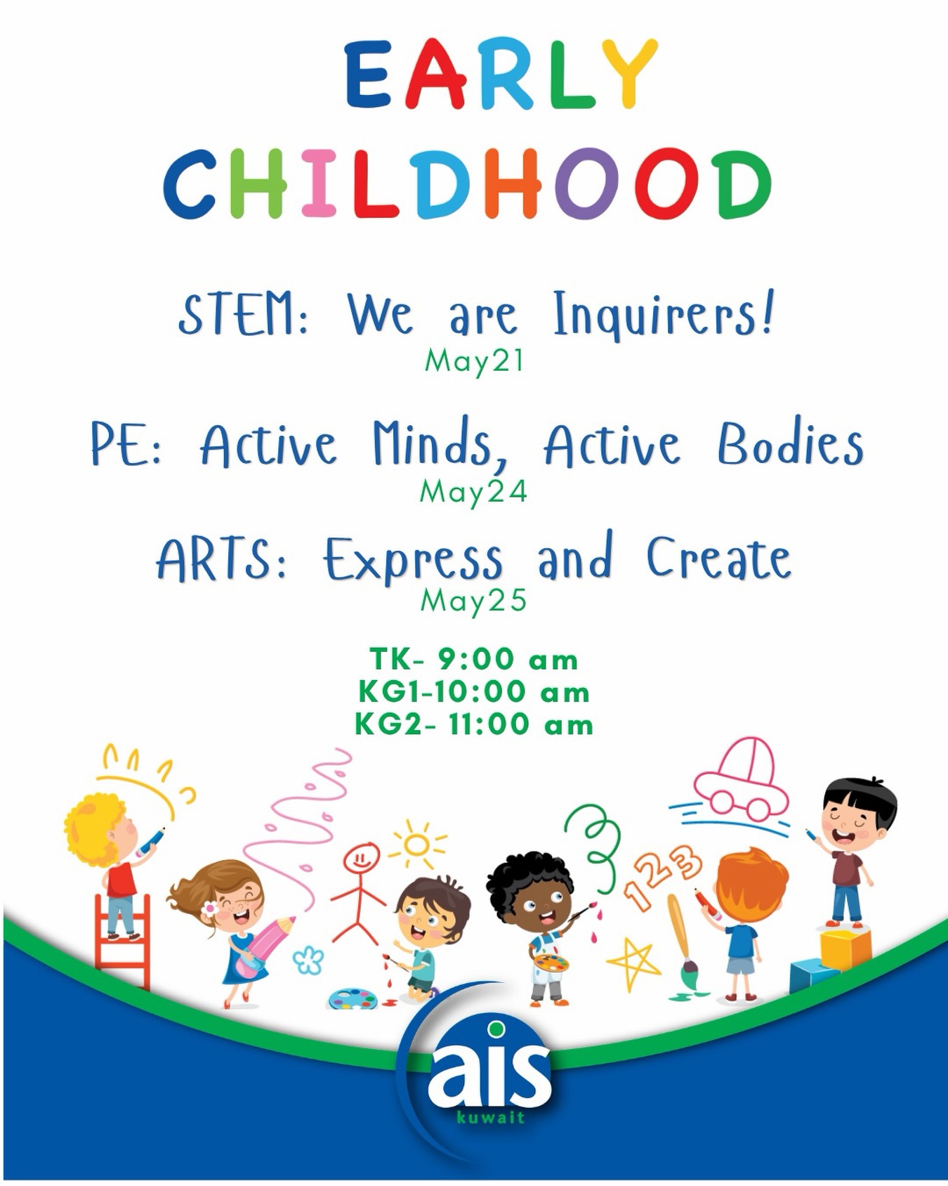 Save the Date for some fun for our EC student🏃🏻‍♂️🧑🏻‍🎨!!

#aisq8