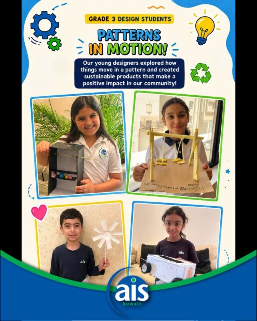Grade3 design students created sustainable products positively impacting our community 🌎
Well done 👏

#aisq8 #designstudent
